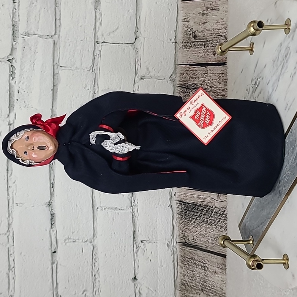 Byers' Choice Caroler Collectible 1993 Salvation Army Lassie with Bell Vintage